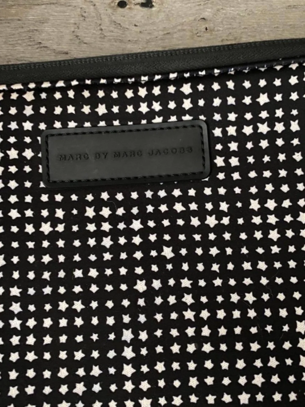 Marc by Marc Jacobs Black and White Stars Zip Tech Tablet Case